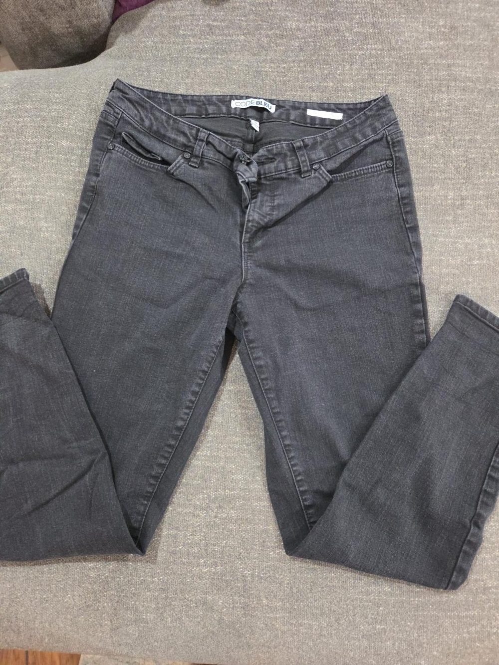 Code Bleu Soho Women's Charcoal Skinny Jeans